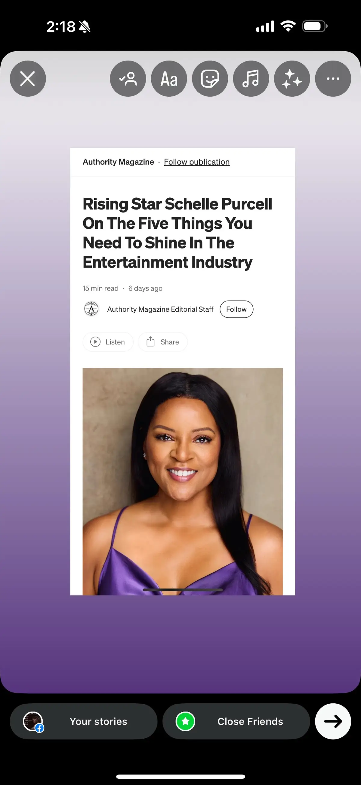 Thank you #medium and Authority Magazine Editorial Staff for the opportunity to share pieces of #schellepurcell with your audience. The role of Gloria “The Landlord” in Tyler Perry’s #STRAW has been one for the books. I am honored to be apart of such a powerful, eye opening film. #actress #gloriathelandlord #essence #authoritymagazine #iamschellepurcell #keepgoing 