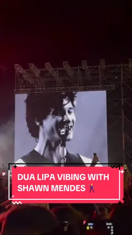 Dua Lipa supporting Shawn Mendes during his performance at Sunny Hill Festival 🤩💥 [🎥:@bilemiyorumaltan]