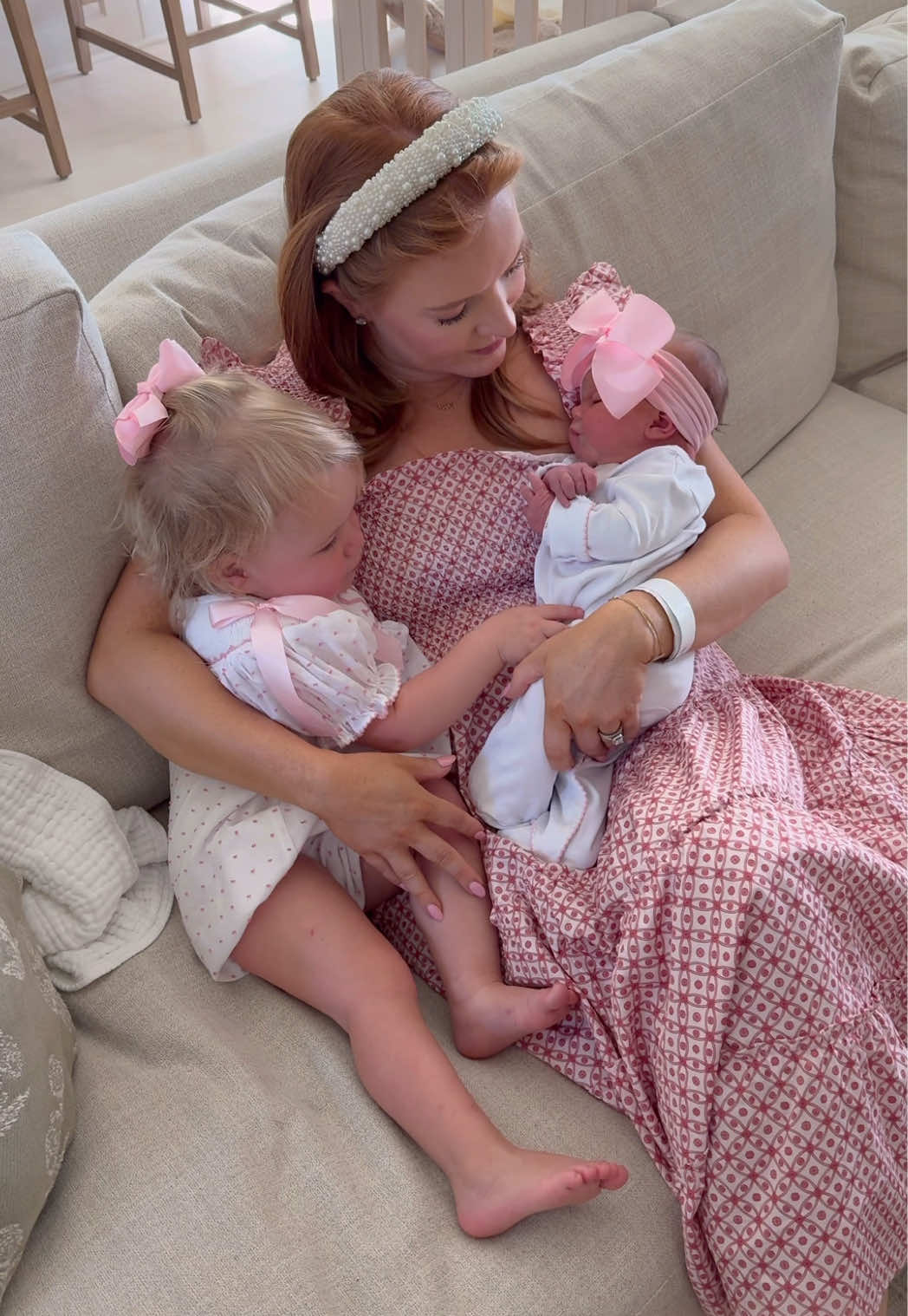 When Ella met Avery💕 A forever sisterhood🥰 #newbornarrival #introducingbaby #babynumber2 #toddler #2under2 #2ndchild #MomsofTikTok 