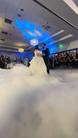 Dancing on a cloud with the love of your life 🥹 #bride #groom #couple #whatwedo #fy #fyp #wedding 
