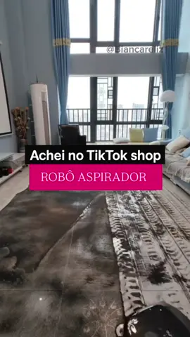 Aspirador robô automático mas barato do TikTok shop! #tiktokshop #roboautomatico #varredor #aspirador #po 