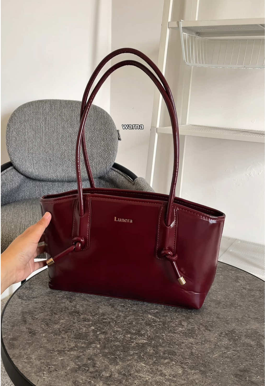 aslinya maroon tuaa #tas #shoulderbag #tasbahu #taskecil 