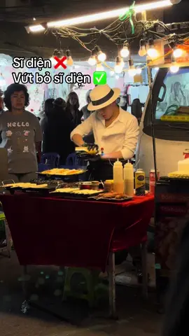 Khi bạn vứt bỏ được sĩ diện, đó mới là lúc bạn thực sự kiếm tiền  Sau này khi thành công, hãy dùng những đồng tiền đó để lấy lại sĩ diện 👍 #xuhuong #dalat #chodemdalat #banhsuanuong 