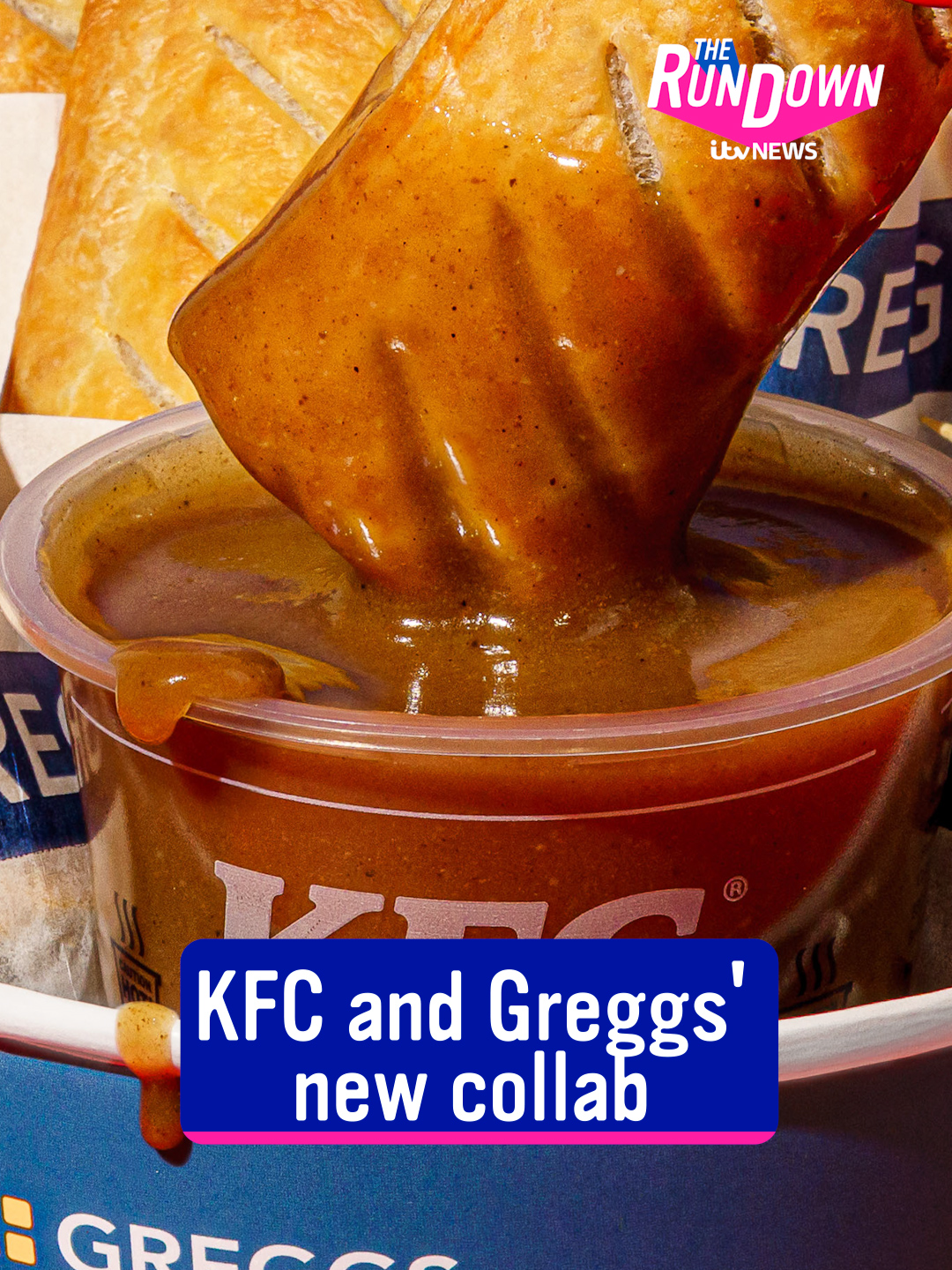 What do you think about a @kfc_uki and @greggsofficial collab? 👀 #news #therundown #kfc #greggs