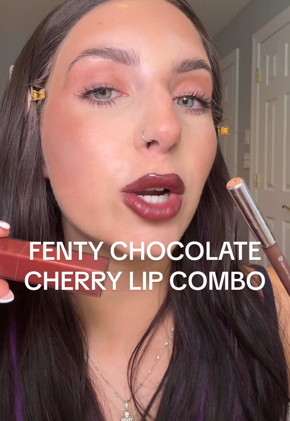 the perf chocolate cherry lip is back in stock 🍫 🍒  ✨ FULL SIZE Trace'd Out Waterproof Pencil 