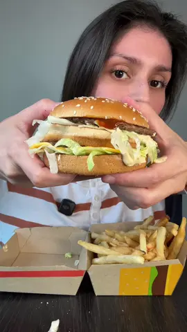 McDonald’s mukbang! Back to my favorite meal. Big Mac >>> @McDonald’s #mcdonalds #bigmac #Foodie #mukbangeatingshow #asmr #mukbang #foodtiktok 