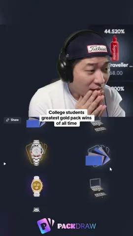 College students greatest gold pack wins of all time #kickstreaming 