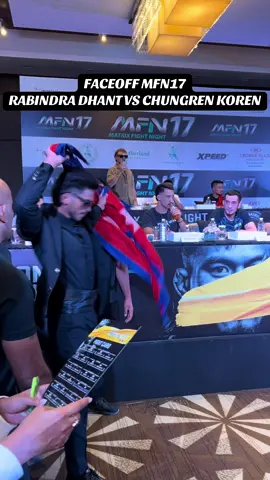 “RABINDRA DHANT VS CHUNGREN KOREN” FACEOFF at MFN17. JAY NEPAL #rabindradhant #chungrenkoren #mfn17 #jaynepal 