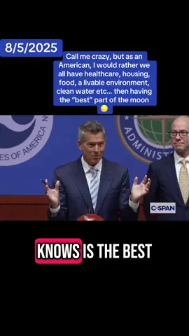 Secretary of Transportion and interim NASA administrator explains why we need to spend tax payer money on building a nuclear reactor on the moon #seanduffy #nasa #nuclearreactor #moon