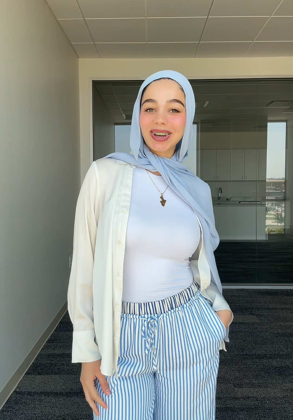 msh faظa #modestfashion #hijabifashion #corporateoutfit #officeoutfit #ArabTikTok #Jordanian #hijabifashion 