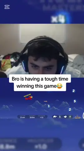 Bro is having a tough time winning this game😂 