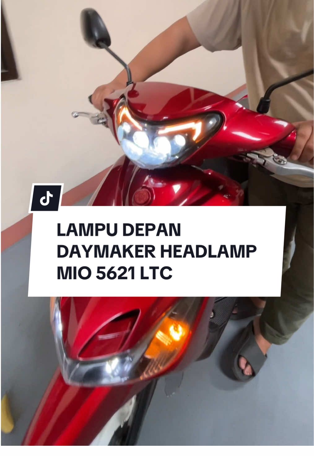 lampu depan daymaker headlamp mio 5621 ltc  #miosporty #mioproper #miosmile 