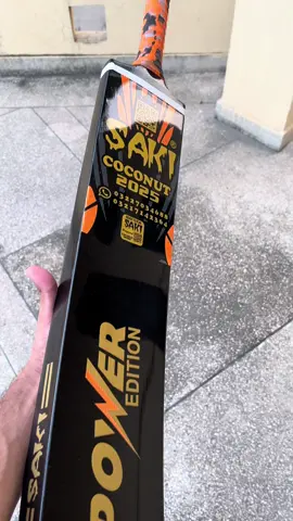 New Saki Original Coconut Bat  Power Edition. Dm us to place your order or visit our website. #fyp #foryou #bat #babarazam #taimoormirza #cricket #pakistan 