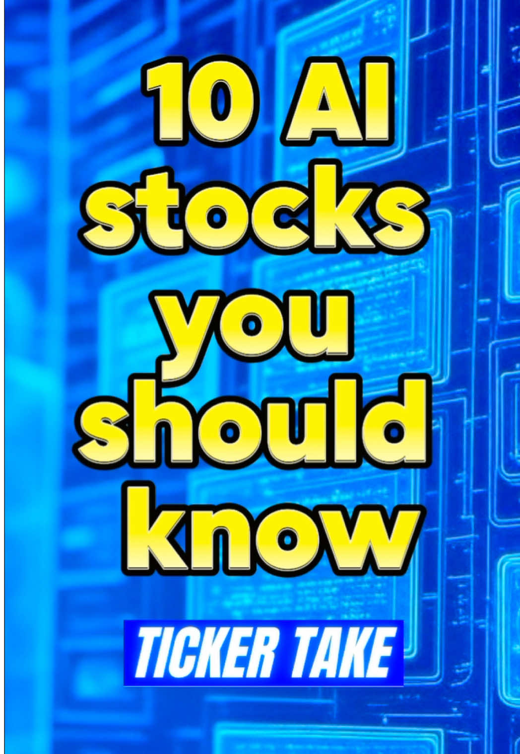 10 AI stocks to know. @ericjackson #ai #stocks #investing #tech 