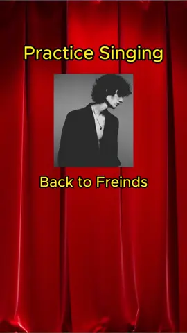 Back to Friends song 🎤 #backtofriends #sombr #teleprompterchallenge #singingchallenge 