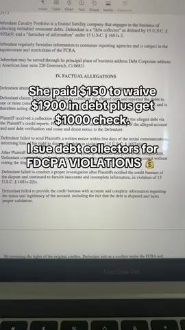 #consumerlaw #creditrepair #fixyourcredit #fdcpa #debtcolletor #fdcpalawsuit 