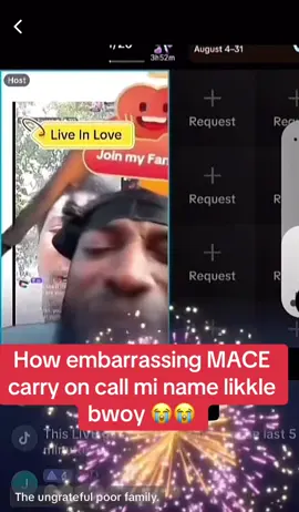 He needs to stay off the ❄️❄️❄️            How embarrassing Mace crashing out ..😂😂😂😂#hayleycomet #cometcrime #guyana🇬🇾 #jamaicantiktok🇯🇲 #usa🇺🇸 #trinidadandtobago🇹🇹 #barbados🇧🇧 #hayleycometovernightvomit #justiceforall 