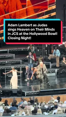 Adam Lambert was born to play Judas!  #adamlambert #hollywoodbowl #thehollywoodbowl #jesuschristsuperstar #andrewlloydwebber #broadway #jcs