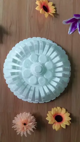 Beautiful Flower 🙂 Thermocol Design 🙂 #foam #cutting #foamcarving