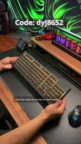 Just got my hands on the Razer Ornata V3 X and I’m genuinely impressed. It’s low profile, super quiet, and the RGB lighting gives it that clean gaming setup feel without being over the top. And the best part? You can pick this up for under £20 from @Temu using the C0de: dyj8652 for #temu huge discount 🔗 in bio. Only for new app users with qualifying orders. T&Cs apply. For the price, it’s honestly such good value, perfect if you want something that looks and feels premium without spending a ton. #RazerOrnataV3X #GamingKeyboard #BudgetGaming #TemuFinds #RGBSetup #GamingGear #CleanSetup #TemuUK
