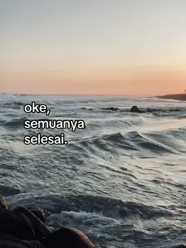aku nyerah, egomu menang sabarku kalah.