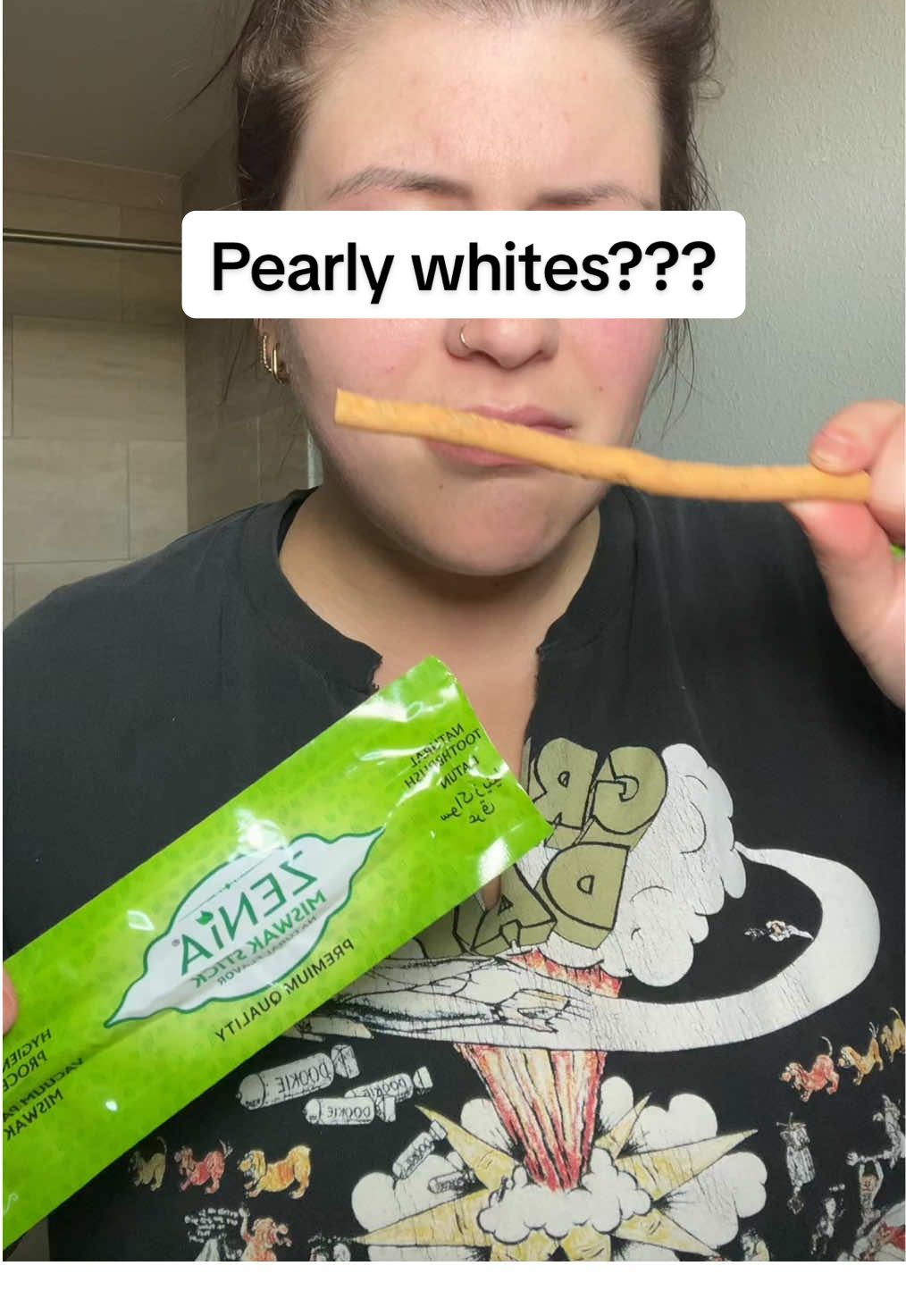 Just got this free sample in and I’m a little skeptical, but I’ll use it for a few days and report back when I’m back to posting regularly!! #toothbrush #dentalhygiene #teethwhitening #cleanteeth 