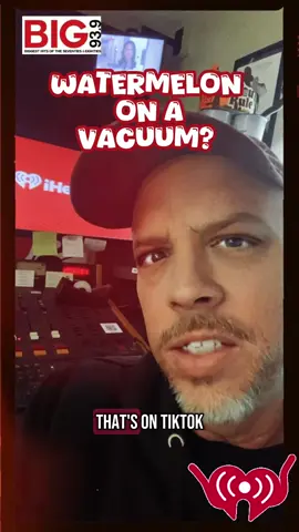 #watermelon on a vacuum? Something overrated? Taking your requests plus your random fact & feel good story! #big939 #iheartradio @iHeartRadio 