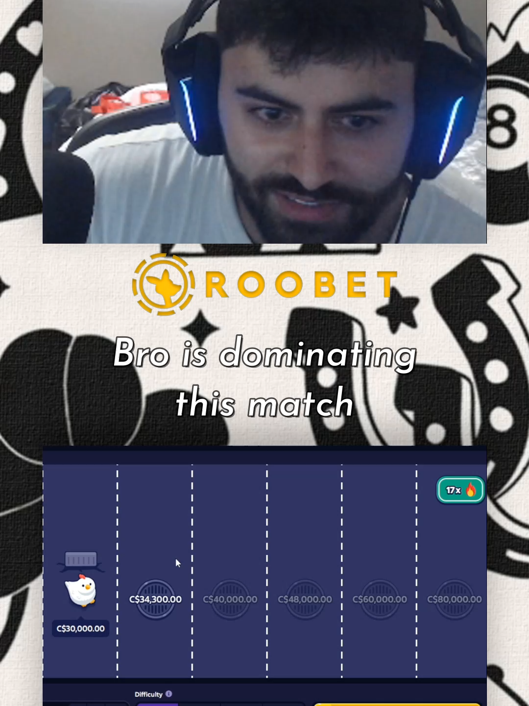 Bro is dominating this match