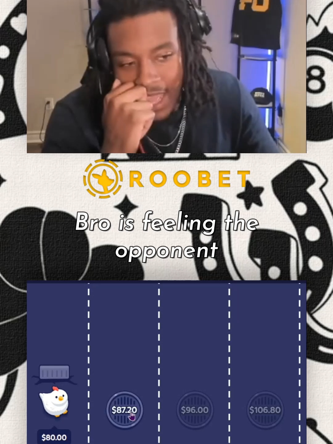 Bro is feeling the opponent