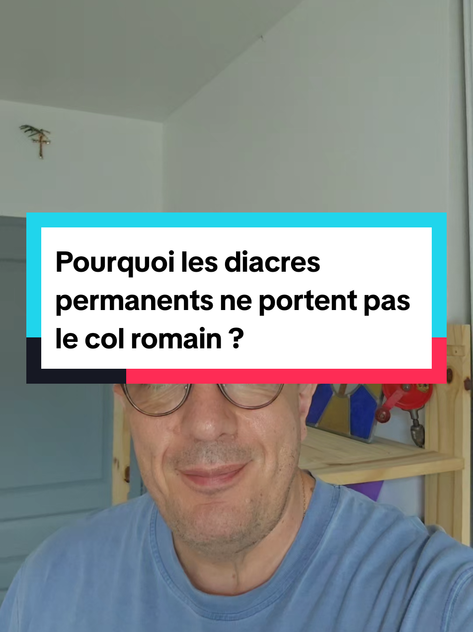 Réponse à @josephmarie051  je suis diacre permanent et j’explique pourquoi je ne porte pas le col romain  #eglisecatholique #diacre #pretre 