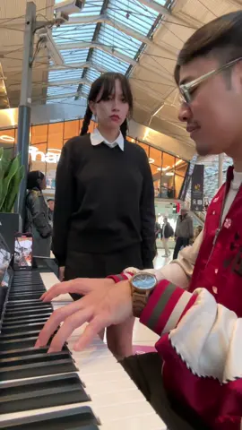 wednesday season 2 tomorrow are you ready? @FILIZ LA VRAIE  #piano #publicpiano #pianosolo #wednesday 