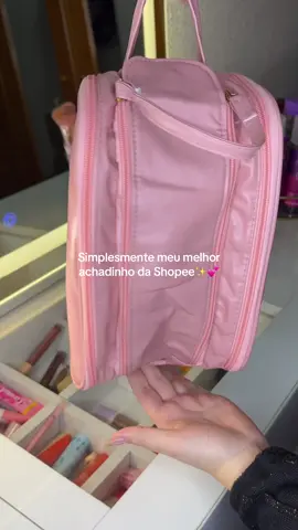 Necessaire GIGANTE por R$49,00😮‍💨💕✨ ID: AUZ-TPK-YBH #shopee #achadinhos #necessaire 