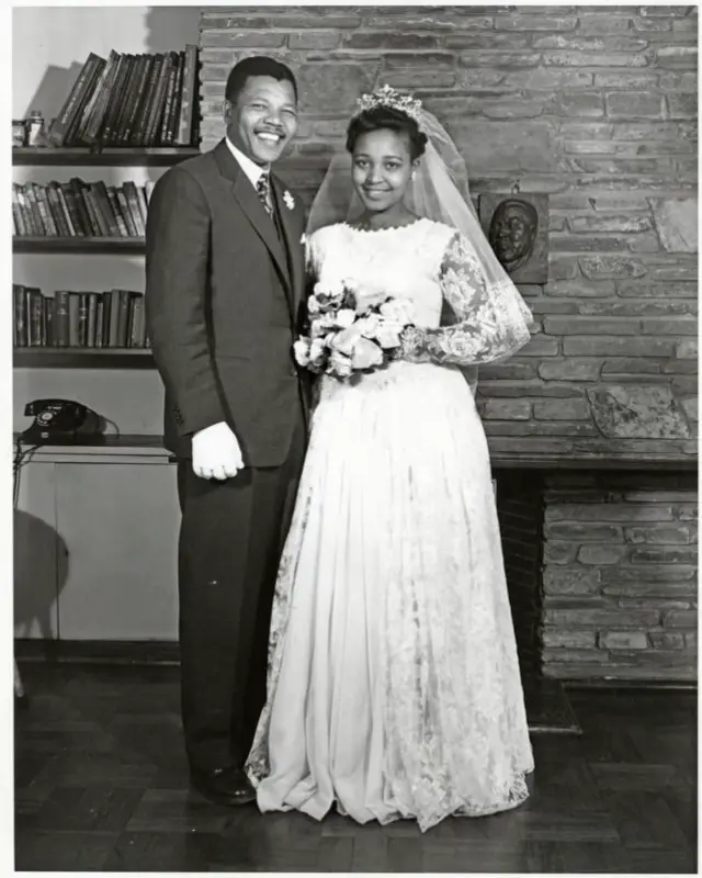 Nelson Mandela and Winnie Madikizela-Mandela on their wedding day, June 1958.  #SAhistory #southafrica #tik_tok #satiktok🇿🇦 #foryou #fyp #nycphotography #viral #ANC #blackhistory 
