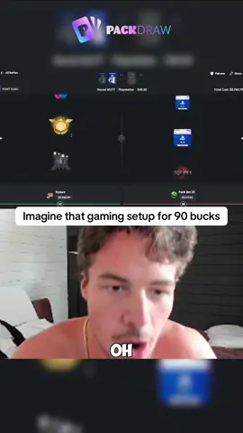 Imagine that gaming setup for 90 bucks #kickstreaming 