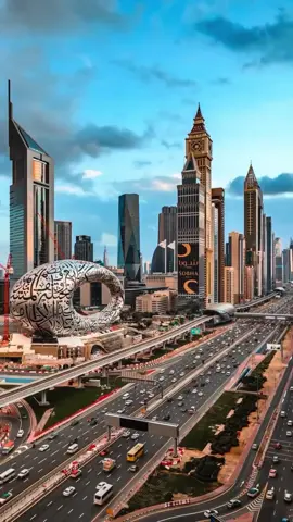 The Place That Looks Like 2050 Already#burjkhalifa #futuremuseum #dubai #dubaicity #uae2025 
