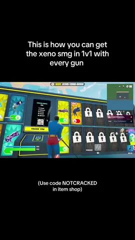 This is how you can get the xeno smg in 1v1 with every gun #codenotcracked #1v1witheverygun #hive #xeno 