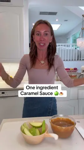 Did you know you can make your own Caramel Sauce with one ingredient?? 🍏🍮 it is so easy and the best hack ever!! I had no idea it is just heated condensed milk!! My favorite hack for fall with apples - my kids are obsessed!!  Sometimes the best kitchen hacks aren’t complicated. They’re just old-fashioned tricks passed down from moms and grandmas who knew how to make something sweet from almost nothing. 💛 Save this for fall, holidays, or any day!! Xoxox  #EasyRecipe #Recipe #hack  #oneingredient #caramelsauce #MomsofTikTok #LearnOnTikTok 