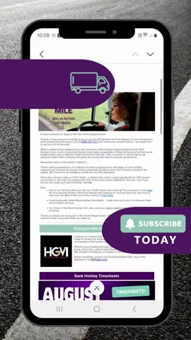 ⚽ The Lionesses made history 🚛 Big news for drivers 📻 A radio station made just for you 👀 Our TikTok hit 70,000 views! Catch all this and more in the August edition of The Extra Mile 🔗 Link in bio #DriverRequire #HGVLife #TruckTok #LogisticsUK #Lionesses #DriverUpdate