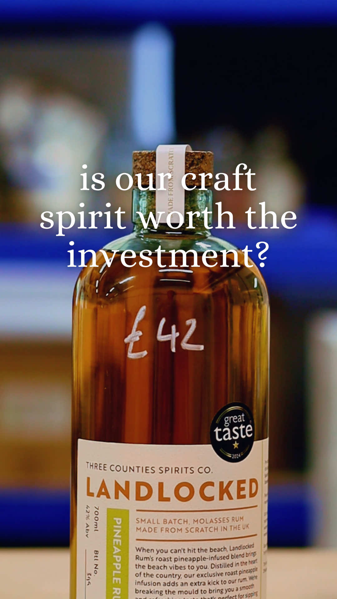 Is it worth it? Let's talk price (without the sales pitch). 😉 We get it. Our spirits aren't the cheapest on the shelf, and you might be wondering 'why pay more?' Here's the deal: we don't churn out millions of bottles. We craft every batch by hand, from scratch, using only high-quality, genuine ingredients. No artificial shortcuts, no compromise on flavour. If you value authentic taste , the care that goes into small-batch spirits, and supporting a local, independent brand over a faceless corporation, then we think you'll find the answer is a resounding yes. If not, no worries – we're probably not for you, and that's okay. Your taste, your call. #CraftSpiritsUK #WorthTheInvestment #GenuineFlavour #SmallBatch #Handcrafted         