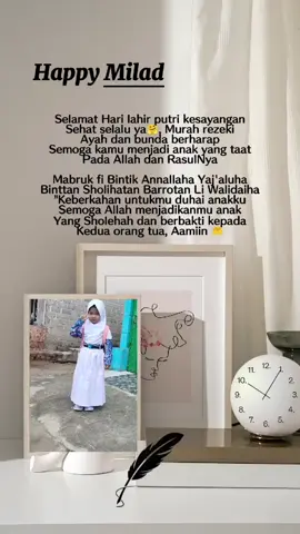 #CapCut happy milad putri ku tercinta semoga menjadi anak yang solehah #fypシ゚viral #fyp #fyppppppppppppppppppppppp 
