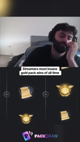 Streamers most insane gold pack wins of all time #kickstreaming 