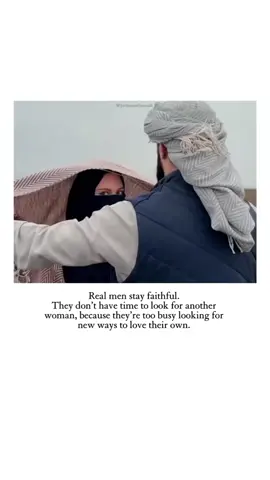 Real man!🤍 #foryou #islamic_video #aesthetic #husbandandwife #islamiccouple 