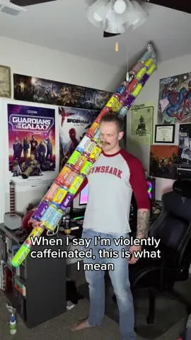 Need to save more cans so I can make full armor #caffeine #energydrink #energydrinks #gymmemesdaily #caffeineaddict #sword #berserk 