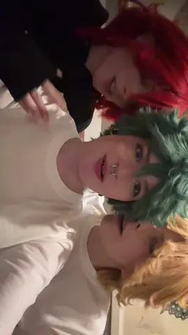 everytime i hear this song i think of them bruh @juno ★ @milo 😋 #deku #kirishima #denki #trafficlighttrio #mha #yaoi #ship 