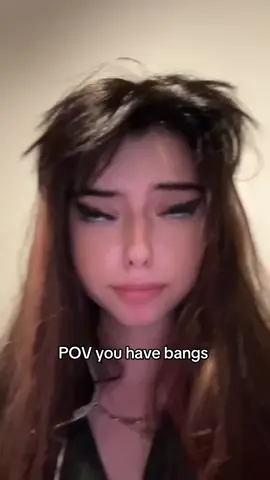 Everytime I forget to style them they look like „fluffy boy hair“ #fy #bangs #hair #unstyled #viral #fyp 