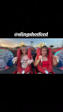 Part 38 | Crazy slingshot ride #fypシ゚ #slingshot #FYP #viralvideo #foryoupage #funnyreaction  #TikTokTrending