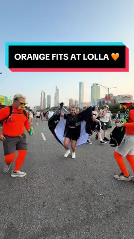 Finding Orange at Lollapalooza 🧡 (Days 2&3) LET IT GROW 🍭#lollapalooza #chicago #lollapalooza2025 #fitcheck #interview #fyp #lolla @Lollapalooza USA 
