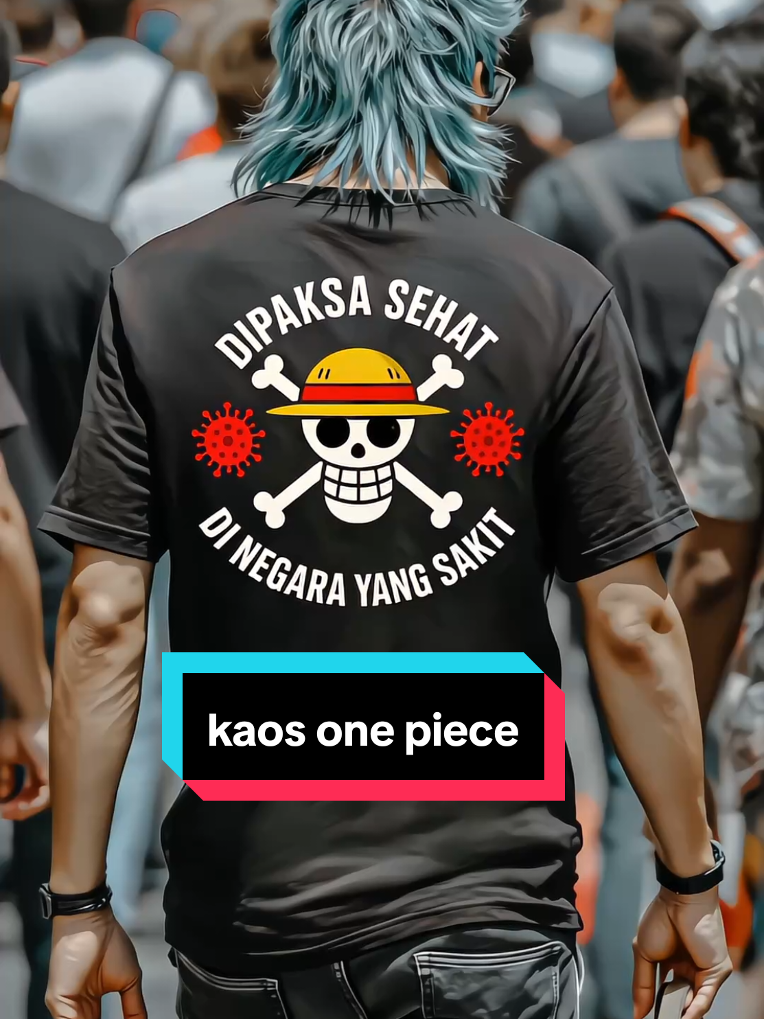 agustus full kaos one piece #kaos #kaospria #kaosdistro #kaoskatakata #tshirt #kaossindiran #fyp 