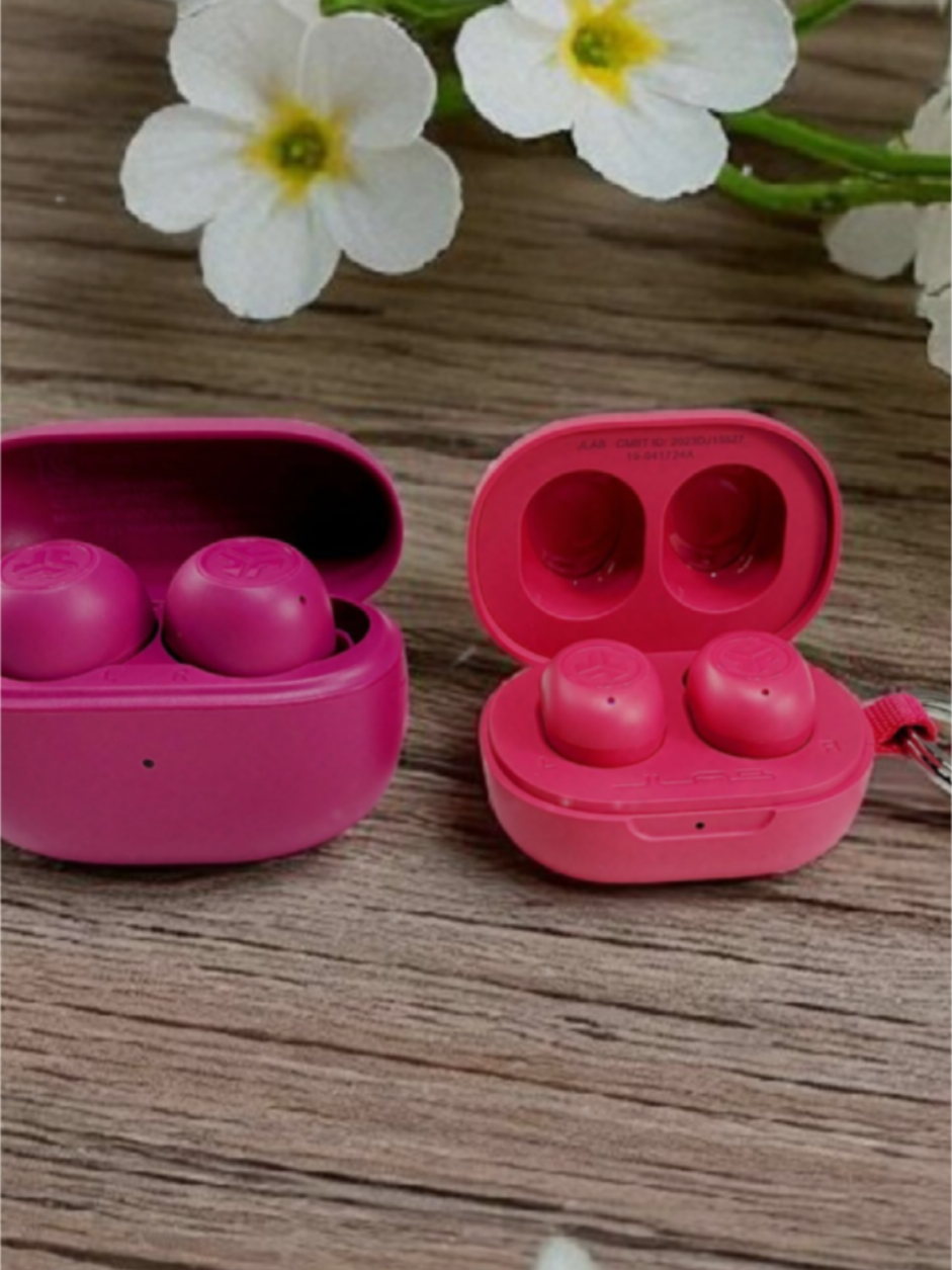 #gifted_by_JLab  ✨️Looking for earbuds that are small in size, compact, and powerful, but big on performance?  ✨️The JLab JBuds Mini (Hot Pink) are the smallest earbuds from any major brand, but don’t let their size fool you, they pack 5.5 hours of playtime per charge and a total of 20 hours with the case. Perfect for on-the-go, they’re sweat and dust-resistant and feature Bluetooth Multipoint so you can switch seamlessly between devices. Customize the sound with the JLab App, stay aware of your surroundings with Be Aware mode, and enjoy crystal-clear calls with noise-canceling microphones. Small in size, big on performance  ✨️Looking for affordable earbuds that do it all?  ✨️The JLab Go Pop ANC earbuds (Fuchsia) are a game-changer for budget-friendly wireless sound. With active noise canceling, you can enjoy quiet or stay aware of your surroundings with just a tap. They offer over 7 hours of playtime per charge and more than 24 hours with the case, with a quick 10-minute charge providing an additional hour of listening. The sound quality is crystal clear, and you can customize the EQ settings through the JLab app. The earbuds are compact and comfortable, with multiple ear tip options for the perfect fit. Whether for calls, commuting, or relaxing, these earbuds deliver great value and portability.  ✨️Use my link⬇️ or in bio for a discount or use code JAMIEMARIE at checkout.  ✨️Gifted by @JLab  #JLabAdio #JLlab #Gifted #WirelessEarbuds #NoiseCancelling #SoundQuality #LongBatteryLife #TrueWireless #HandsFree  #MusicLover