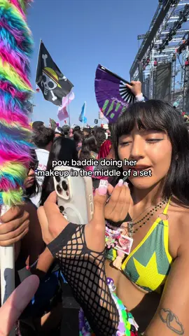 makeup more important #hardsummer #rave #ravetok #edm #edmtiktok #fyp 